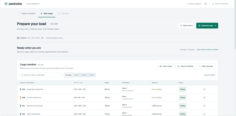 Packwise – screenshot 4