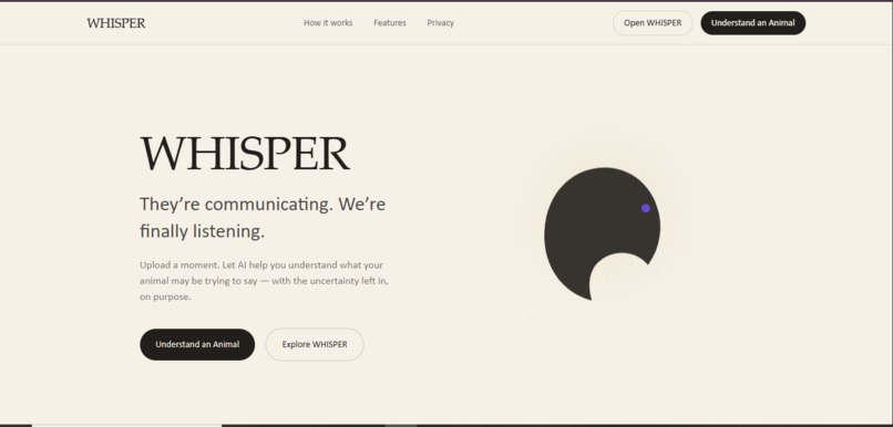 WHISPER – screenshot 3