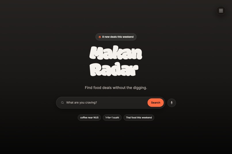 MakanRadar – screenshot 1