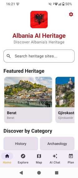 Albania AI Heritage – screenshot 1