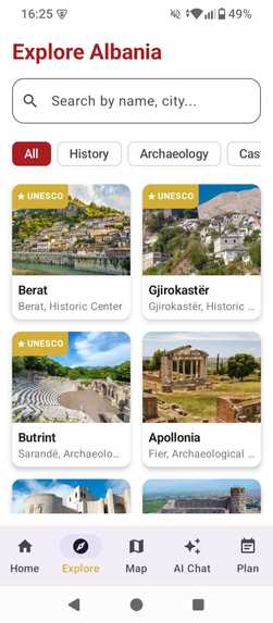 Albania AI Heritage – screenshot 2