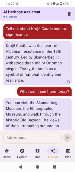 Albania AI Heritage – screenshot 5
