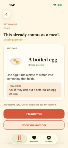 Same Table: Add One, Say One – screenshot 1