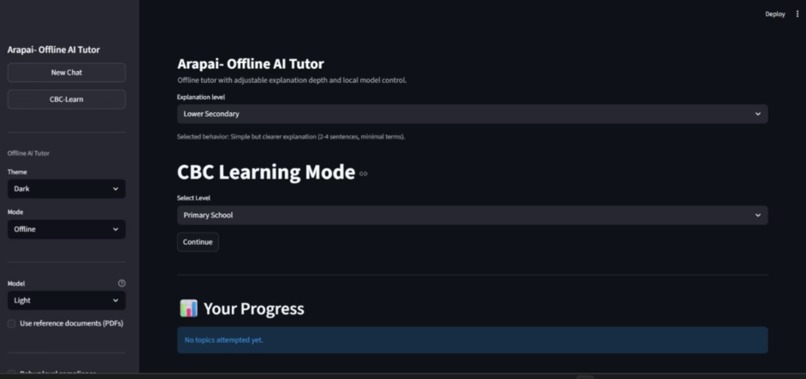 ArapAI: Offline AI Tutor – screenshot 1