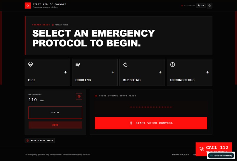 LifeLine Voice – screenshot 2