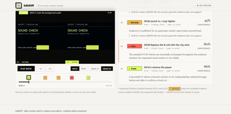 EditDiff – screenshot 2
