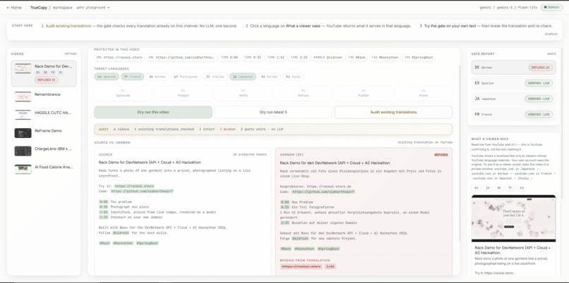 TrueCopy – screenshot 1