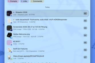 ClipPool – clipboard history manager for macOS