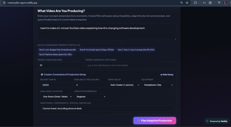 CreatorPilot – screenshot 2