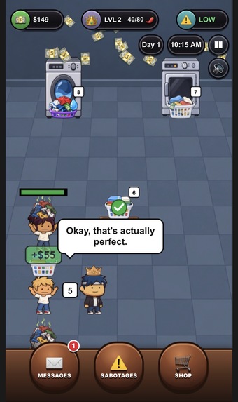 Sabotage King: Laundromat Mayhem – screenshot 2