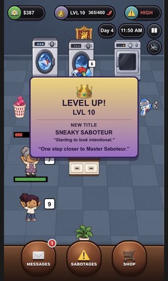 Sabotage King: Laundromat Mayhem – screenshot 4