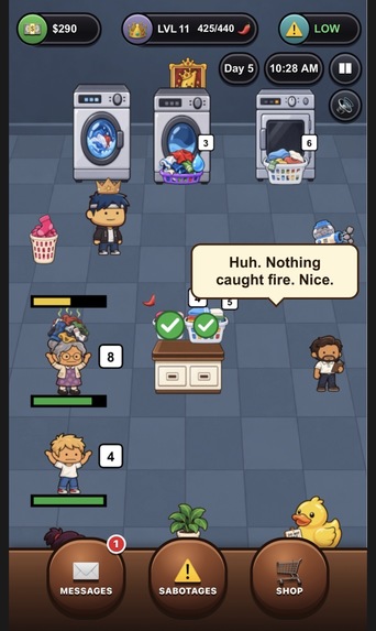 Sabotage King: Laundromat Mayhem – screenshot 7
