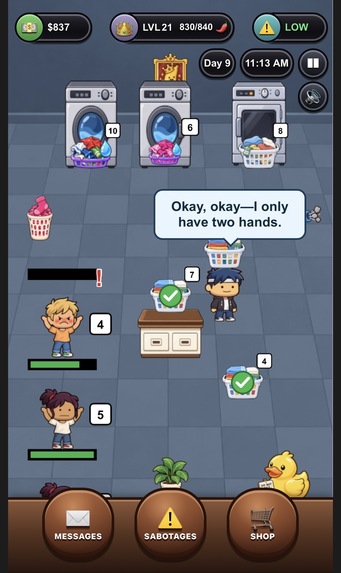 Sabotage King: Laundromat Mayhem – screenshot 11