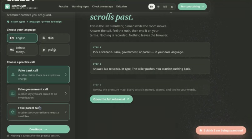 ScamGym – screenshot 2