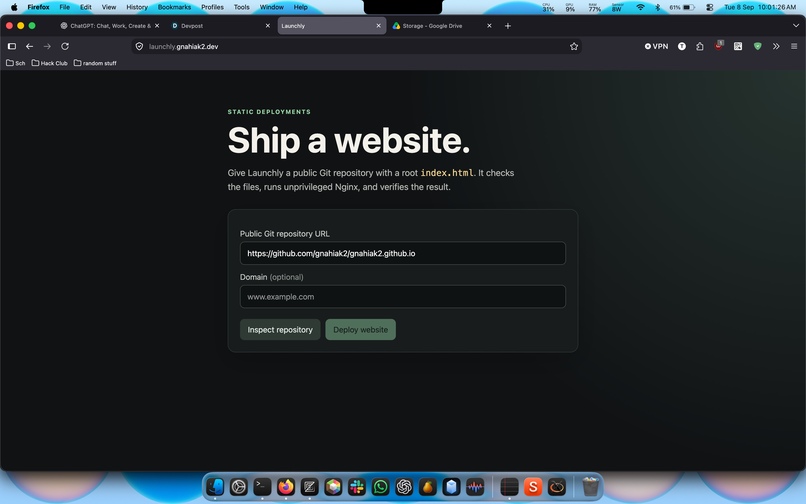 launchly – screenshot 1