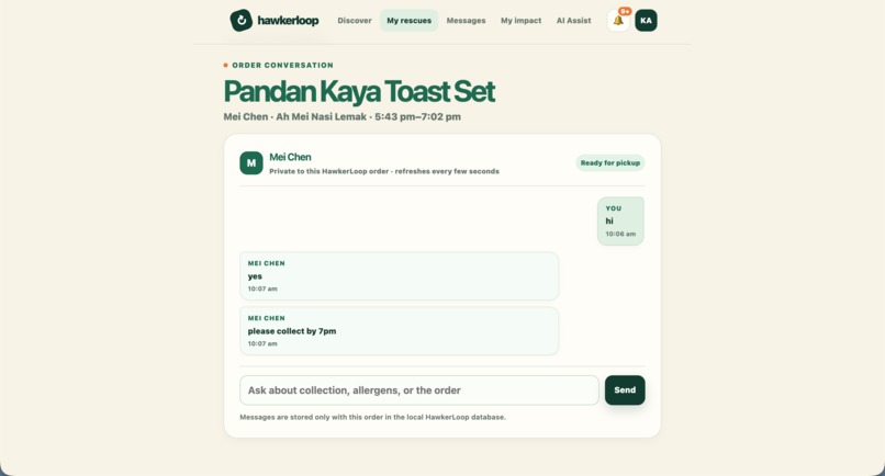 hawkerloop – screenshot 1