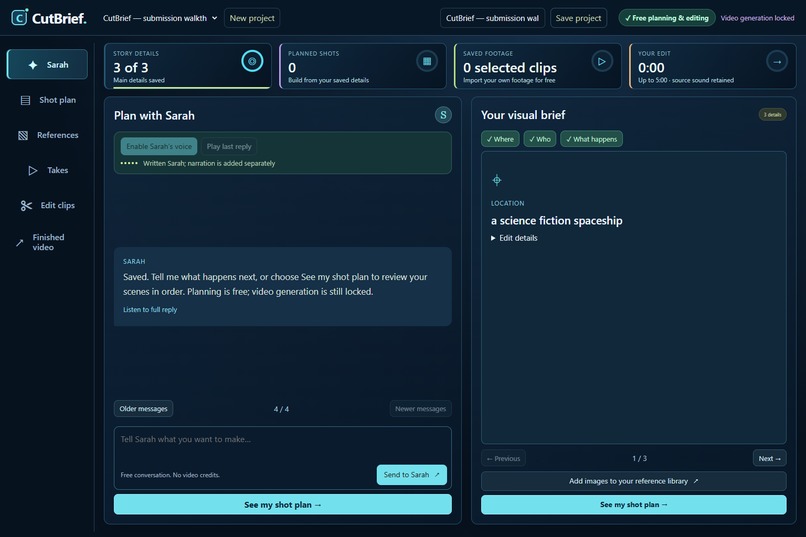 CutBrief – screenshot 1