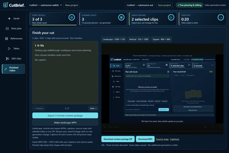 CutBrief – screenshot 3