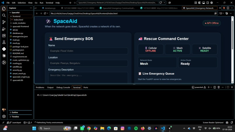 SpaceAid – screenshot 1