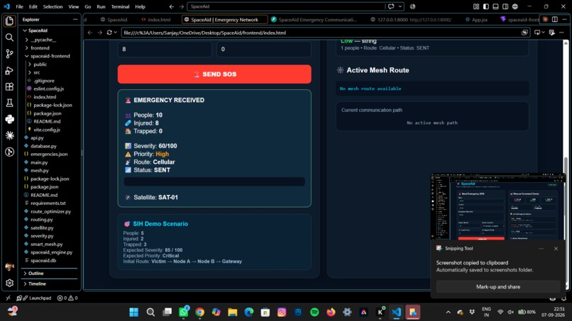 SpaceAid – screenshot 2