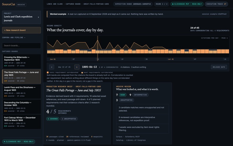 SourceCut – screenshot 2