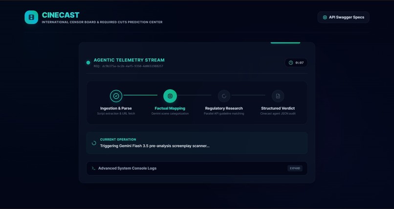 Cinecast: AI-Powered Screenplay Compliance – screenshot 2