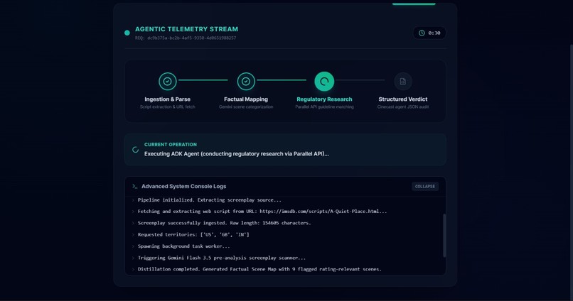 Cinecast: AI-Powered Screenplay Compliance – screenshot 3