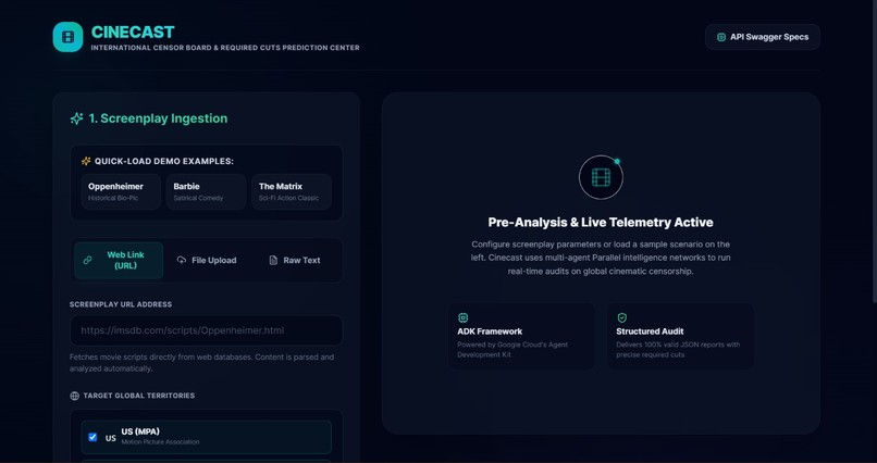 Cinecast: AI-Powered Screenplay Compliance – screenshot 5