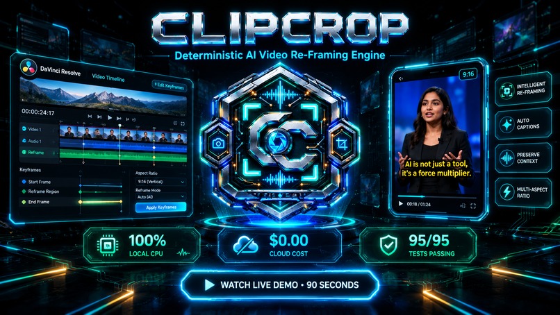 ClipCrop — Deterministic AI Video Re-Framing Engine – screenshot 6