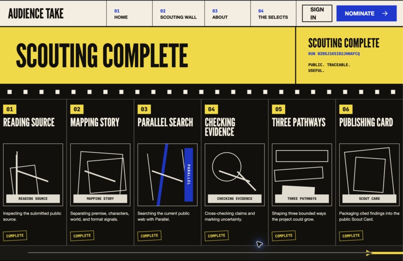 Audience Take – screenshot 1