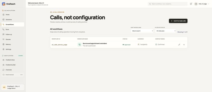 OneReach – screenshot 1