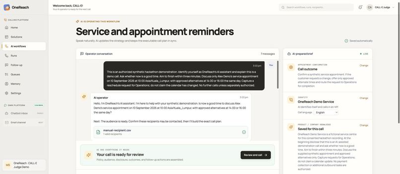 OneReach – screenshot 3