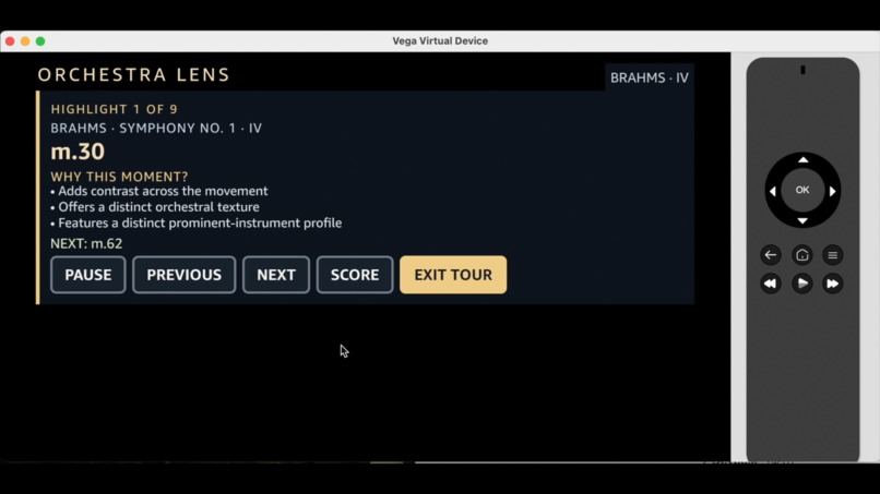 Orchestra Lens - Automatic Highlights and Guided Scores – screenshot 2