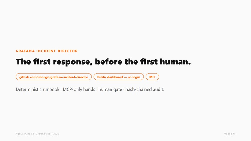 Grafana Incident Director – screenshot 5