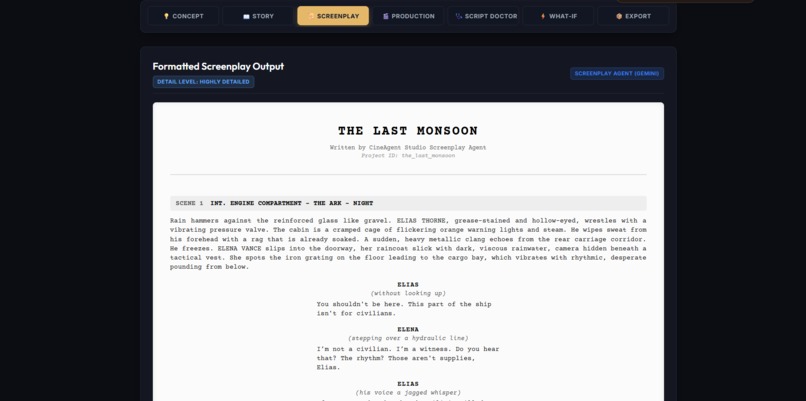 CineAgent Studio – screenshot 2