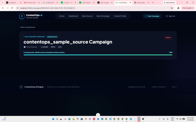 ContentOps AI – screenshot 1