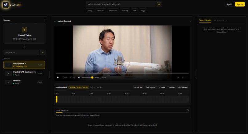 VidHntr – screenshot 2