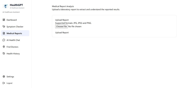 HealthGPT AI – screenshot 1