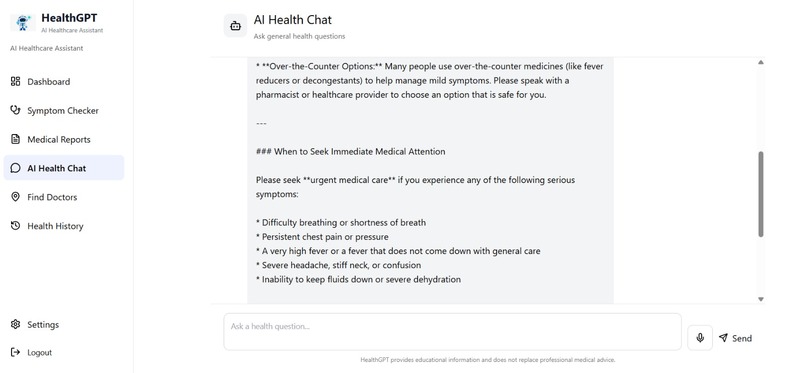 HealthGPT AI – screenshot 8