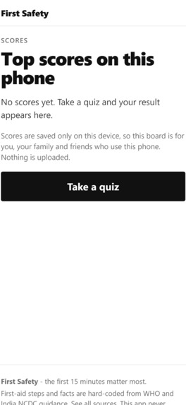 First Safety  – screenshot 2