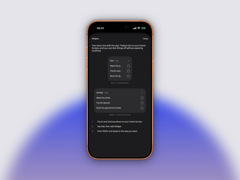 7ODAY: Your week, one board – screenshot 3