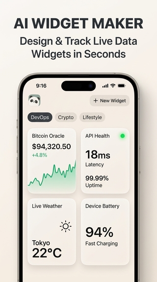 Pandra - AI Widget Maker – screenshot 1