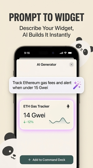 Pandra - AI Widget Maker – screenshot 2