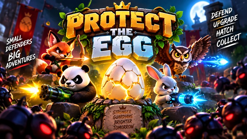 Protect the Egg – screenshot 1