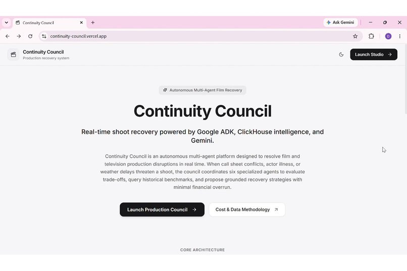 Continuity Council – screenshot 1