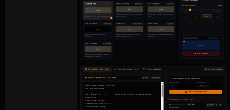 Trailer Forge: Autonomous AI Film Editor – screenshot 1