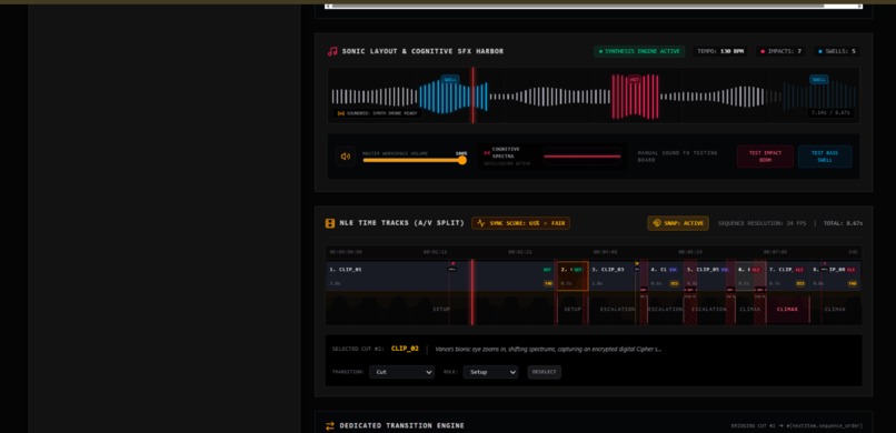 Trailer Forge: Autonomous AI Film Editor – screenshot 3