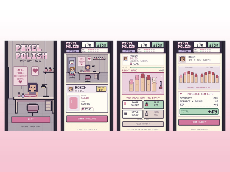 Pixel Polish (Tiny Nail Salon) – screenshot 1
