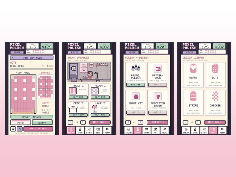 Pixel Polish (Tiny Nail Salon) – screenshot 2