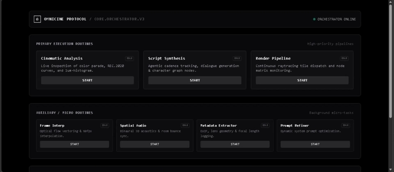 ​OmniCine Protocol – screenshot 1